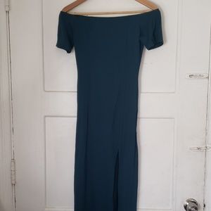 FashionNova Slit Full Length dress